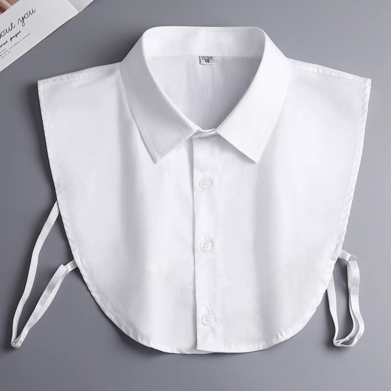 Detachable Dickey Collar: 3-Pack (Black, White, Gray), Soft Breathable Fabric, Adjustable Elastic Band, Women Fake Collar for Office, Daily Commuting, Formal Events - Image 3