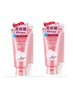 Senka Senka Perfect Whip Collage Facial Wash 120 g, Pack of 2  - Image 1