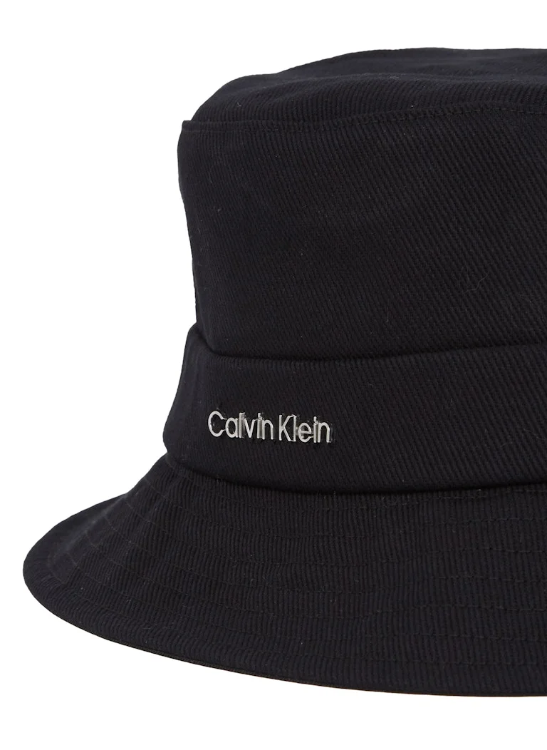 CALVIN KLEIN Back Tie Twill Bucket Hat