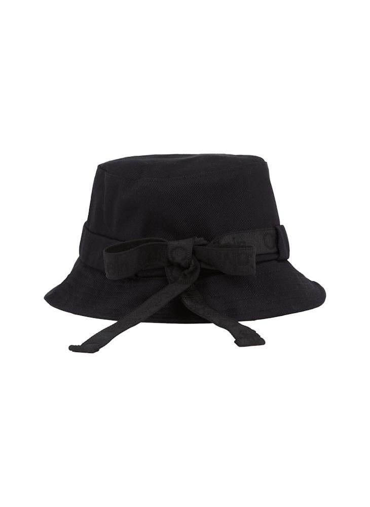CALVIN KLEIN - Back Tie Twill Bucket Hat - Image 1