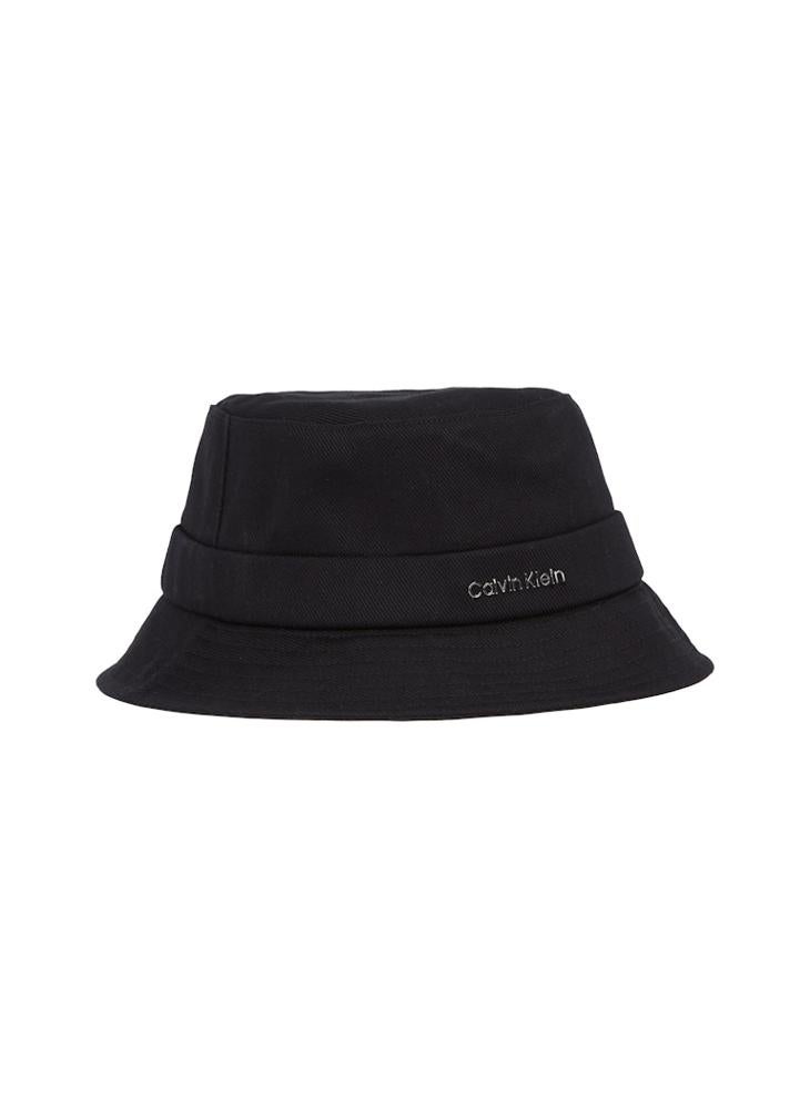 CALVIN KLEIN - Back Tie Twill Bucket Hat - Image 1