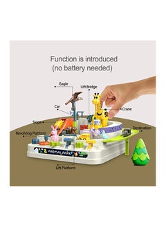YelaJoy Car Rescue Adventure Toys Kids Car Toys for Boys Race Tracks for Toddler Zoo Ramp Vehicle Race Car Game Educational Kids Toys for 3 4 5 6 Year Old Boys（3 Mini Cars）  - Image 4