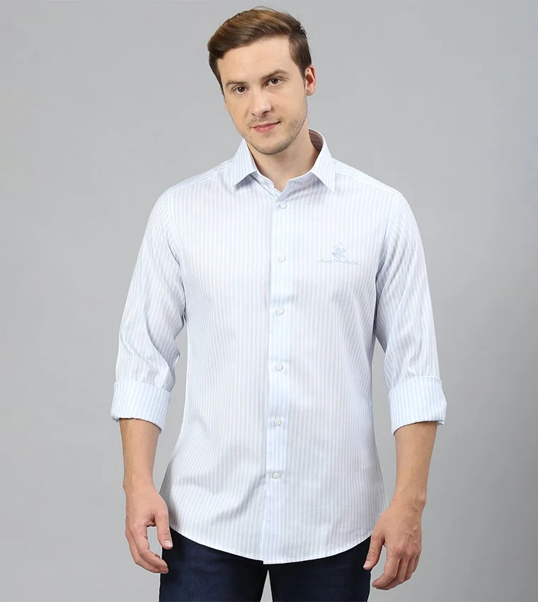Striped Long Sleeves Formal Shirt