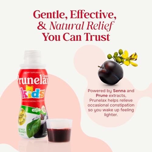 Prunelax Ciruelax Regular Strength Liquid Laxative for Kids - Gentle Relief for Occasional Constipation, Senna Extract, Vegan & Gluten-Free, Fast-Acting Overnight Relief - 4.05 fl oz - Image 2