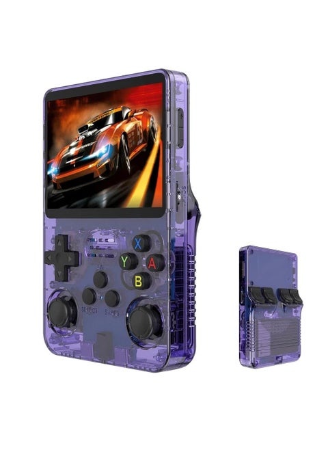 R36S Retro Handheld Game Console, Pre-installed Emulator 64G TF Card - 15000+ Classic Games, 3.5 Inch IPS Screen Linux Retro Arcade Pocket Console Video Player