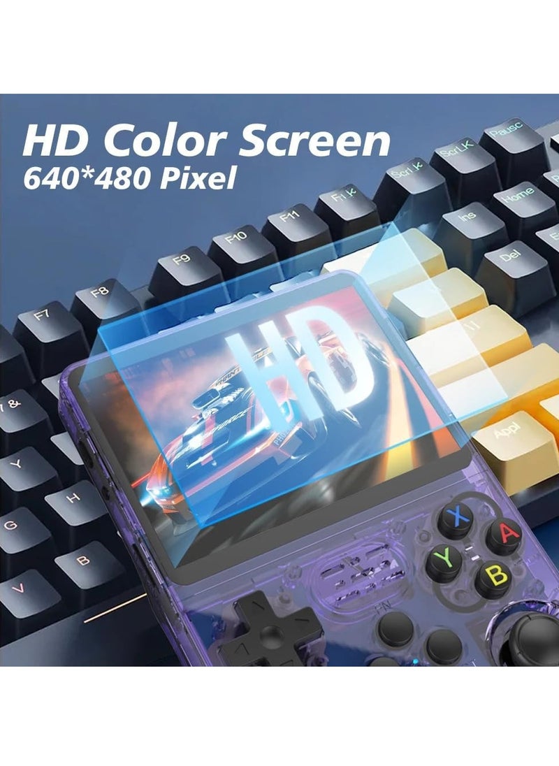 General - R36S Retro Handheld Game Console, Pre-installed Emulator 64G TF Card - 15000+ Classic Games, 3.5 Inch IPS Screen Linux Retro Arcade Pocket Console Video Player - Image 1