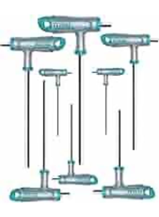 Total 8-Piece Hex Key Set with Handle