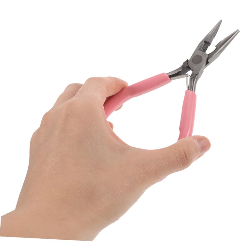 Precision Mini Jewelry Pliers Tool Non Serrated Jaws for Crafting Shaping Small Components - Image 5