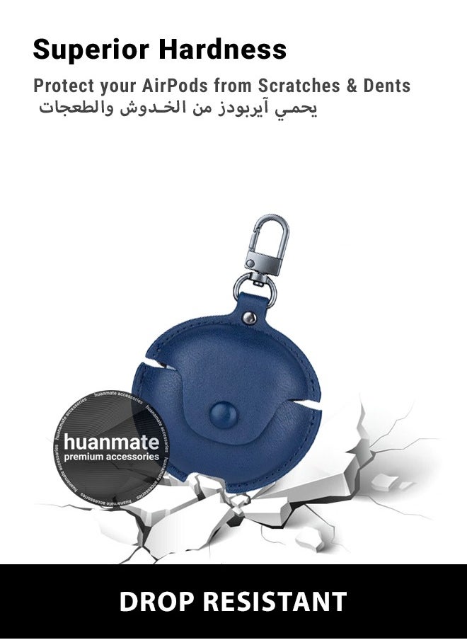 huanmate Huawei FreeBuds 6i Shockproof Protection Case Cover - Dark Blue - Lightweight, Stylish Design, Accurate Cut-outs - Easy to Install & Remove - Durable Shield for Your Huawei FreeBuds 6i  - Image 4