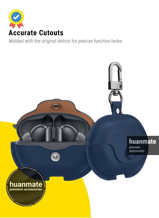 huanmate Huawei FreeBuds 6i Shockproof Protection Case Cover - Dark Blue - Lightweight, Stylish Design, Accurate Cut-outs - Easy to Install & Remove - Durable Shield for Your Huawei FreeBuds 6i  - Image 5