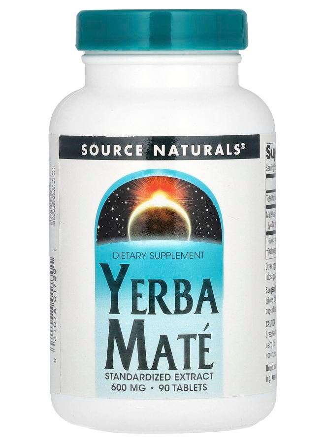 Yerba Mate 600 mg 90 Tablets