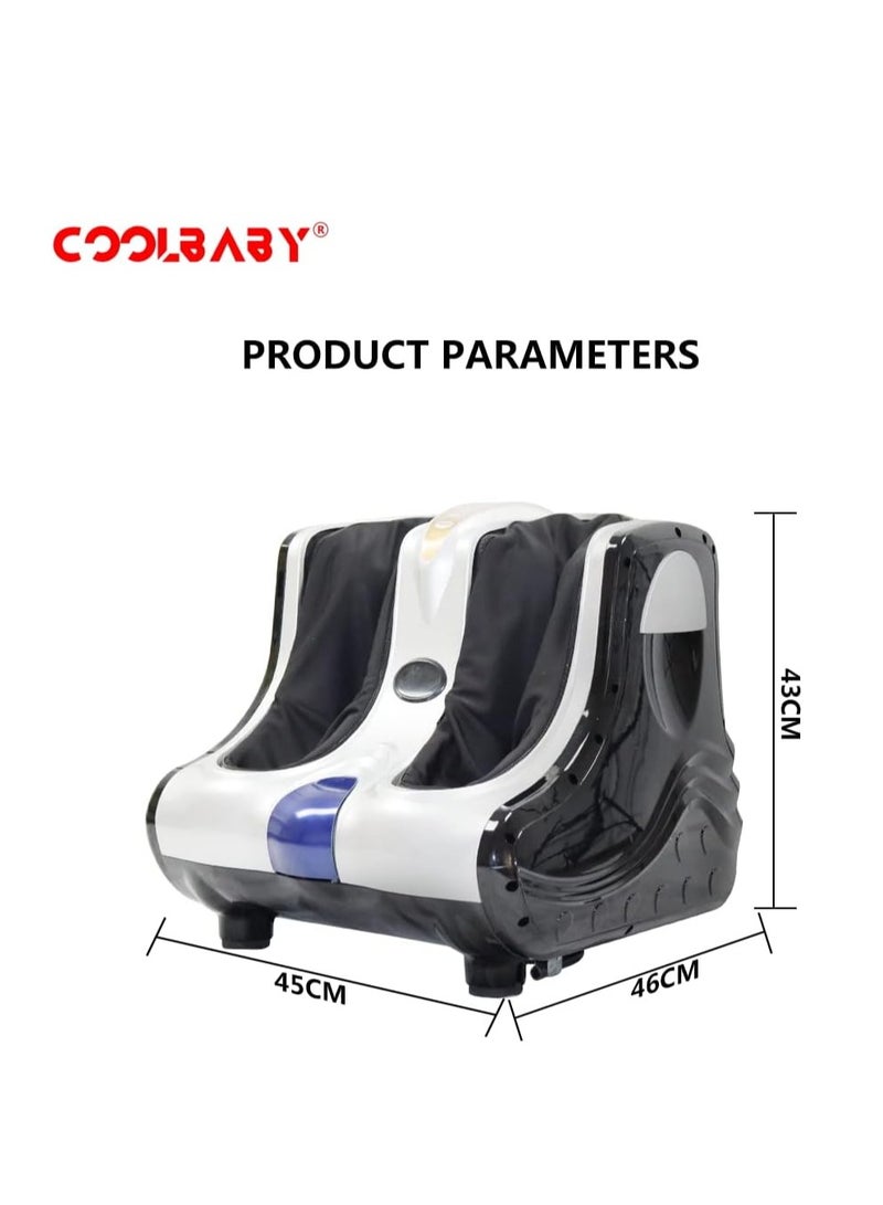 Cool Baby Foot Massager Shiatsu Leg Calf massager with Heating Vibration Kneading Rolling Heating Function Personal Health Studio Kneading Patting Air Pressure Foot Massage - Image 2