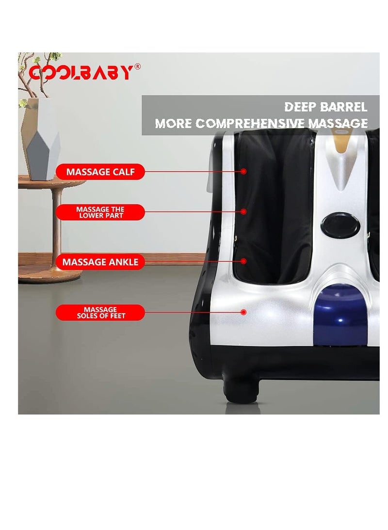Cool Baby Foot Massager Shiatsu Leg Calf massager with Heating Vibration Kneading Rolling Heating Function Personal Health Studio Kneading Patting Air Pressure Foot Massage - Image 4