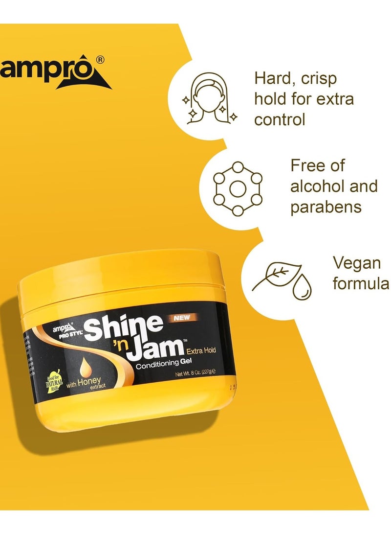 Shine 'n Jam Conditioning Gel Extra Hold 227g - Image 2