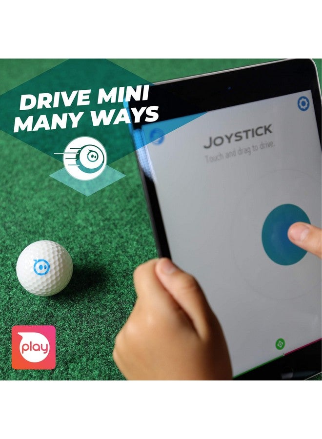 Sphero Mini Golf (White) - Coding Robot Ball - Educational Coding and Gaming for Kids and Teens - Bluetooth Connectivity - Interactive and Fun Learning Experience for Ages 8+ - Image 2