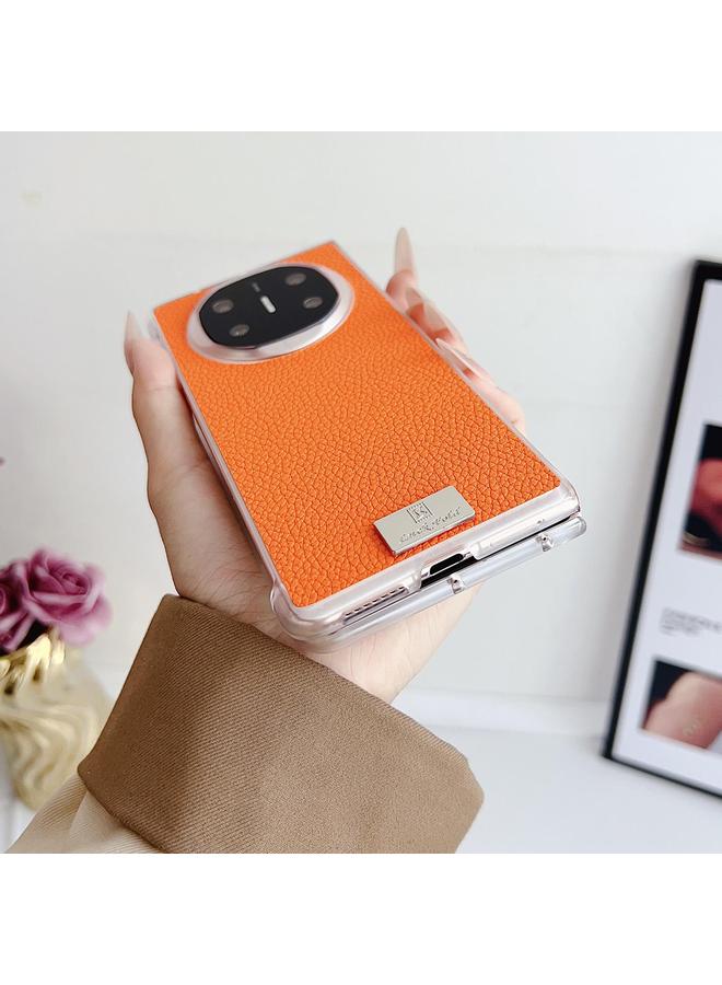 S-TOP Case For Huawei Mate X3 / X5 Transparent Edge Litchi Texture Phone Case - Image 5