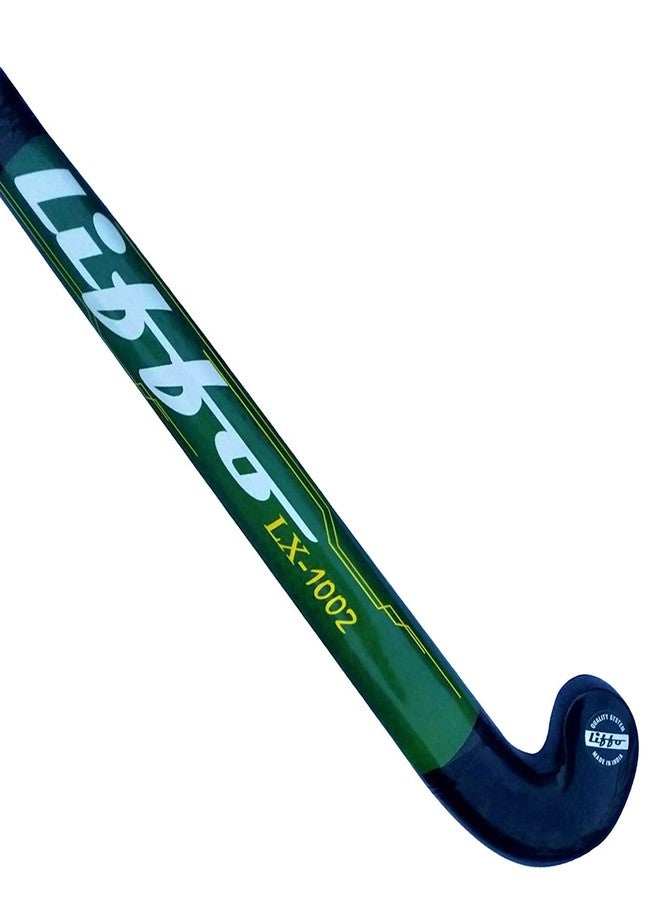 Liffo® LX-1002 Solid Wooden Hockey Sticks for Men and Women Practice and Beginner Level (L-36 Inch) (Green) - Image 5