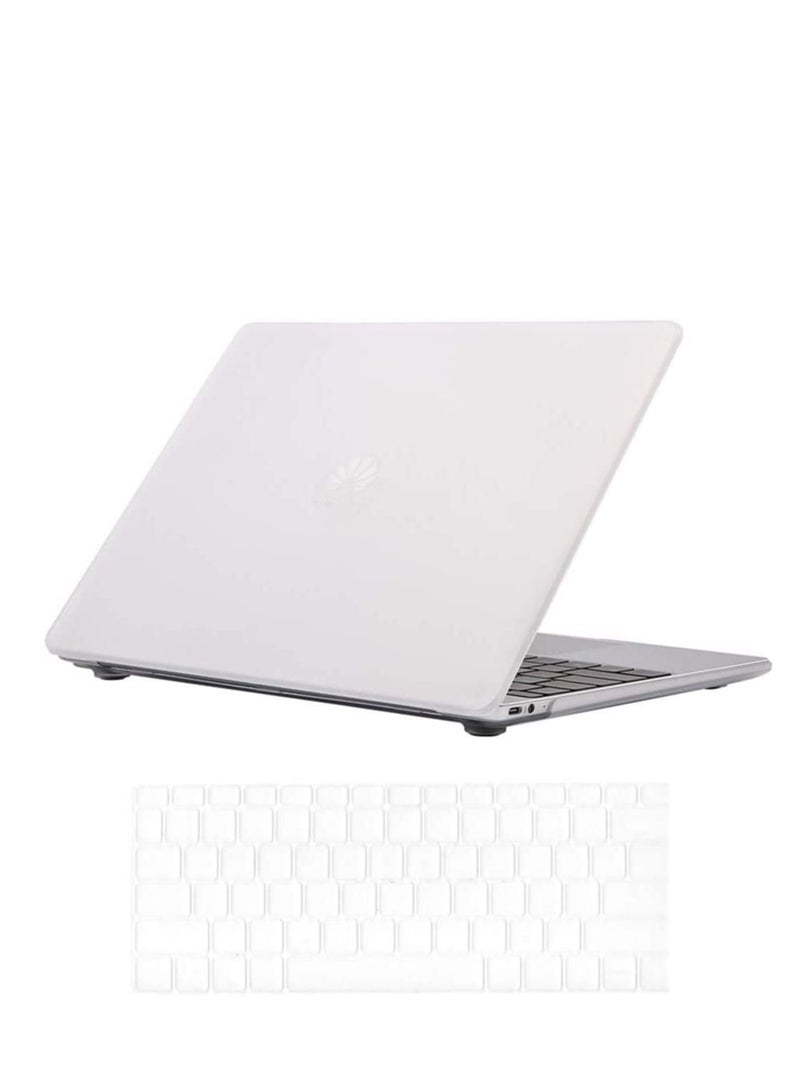 حافظة صلبة لجهاز Huawei MateBook 13S 2021، حافظة صلبة غير لامعة واقية لجهاز الكمبيوتر المحمول Huawei Mate Book 13 بوصة مع غطاء لوحة المفاتيح - Image 1