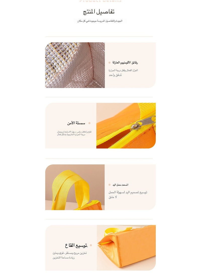ماركة غير محددة حقيبة غداء معزولة حرارياً مقاس 25x22x15  - Image 2
