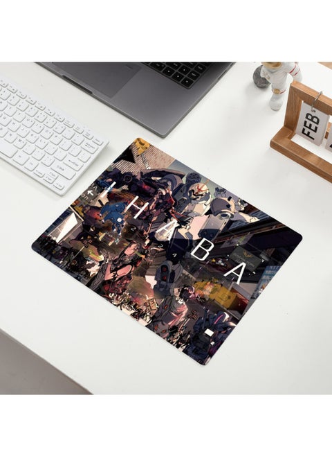 Gundam Cartoon Mouse Pad Game Mat Small Computer Table Mat Precision Lock Edge Desk Mat Mat-Color:300*250*2mm-Pattern:F-A5-01