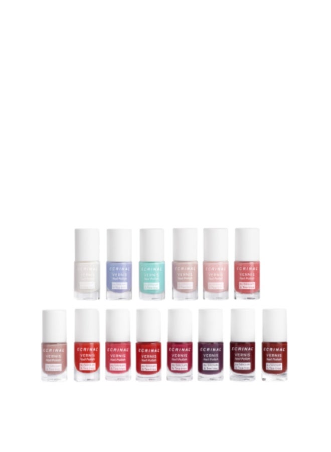 Ecrinal Strengthening Nail Polish Salmon 5ml - Image 4