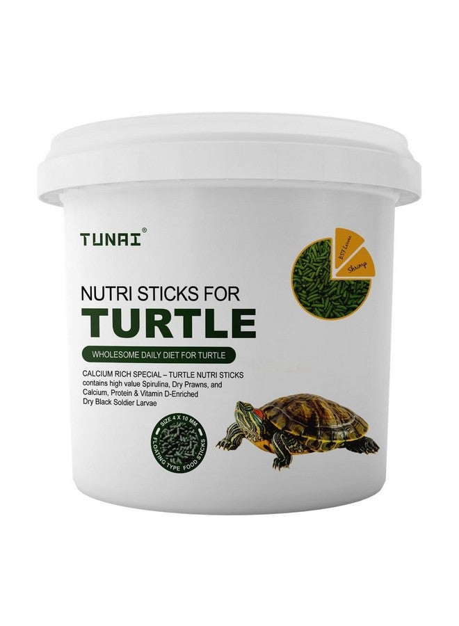 TUNAI 3In1 Adult Turtle Food Nutri Sticks Food |400G| With Spirulina, Whole Shrimp And Bsfl Worms - Image 1
