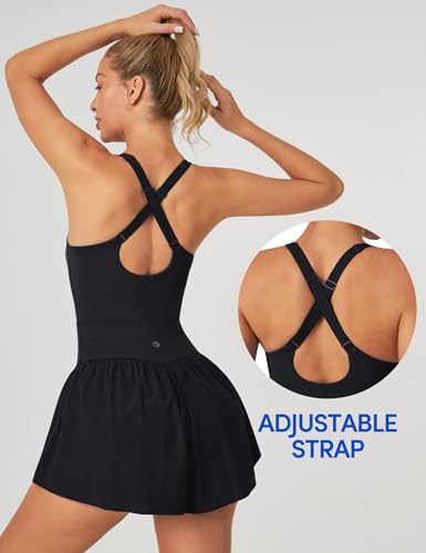 IUGA Athletic Romper Tummy Control Padded Workout Romper with Shorts Running Onesie Jumpsuits Summer Outfits Set Gym Clothes - Image 4