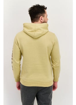 Hurley Men Sportswear Fit Solid Outdoor Hoodie, Khaki  - Image 3