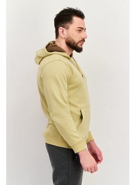 Hurley Men Sportswear Fit Solid Outdoor Hoodie, Khaki  - Image 2