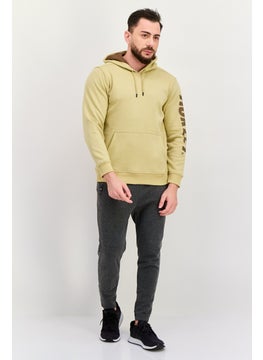 Hurley Men Sportswear Fit Solid Outdoor Hoodie, Khaki  - Image 4