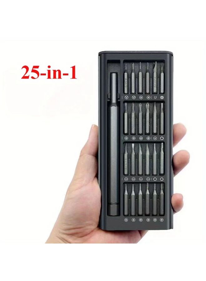 1 Set 25 In 1 Magnetic Precision Screwdriver Tool Kit For Phone Laptop Repair - Image 1