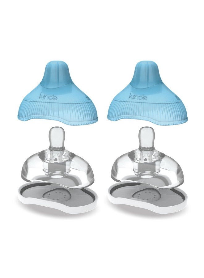 Kiinde Twist Active Latch Nipples For Breast Milk Discourages Lazy Latching Seamless Transition Between Bottle And Breast Helps Relieve Colic Medium Flow (2 Pack) - Image 2