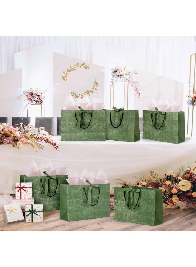 Mitoy 10 Pack Elegant Gift Bags with Ribbon, 36x12x25cm Big Gift Bags  for Presents, Wedding, Birthday Parties - Image 4