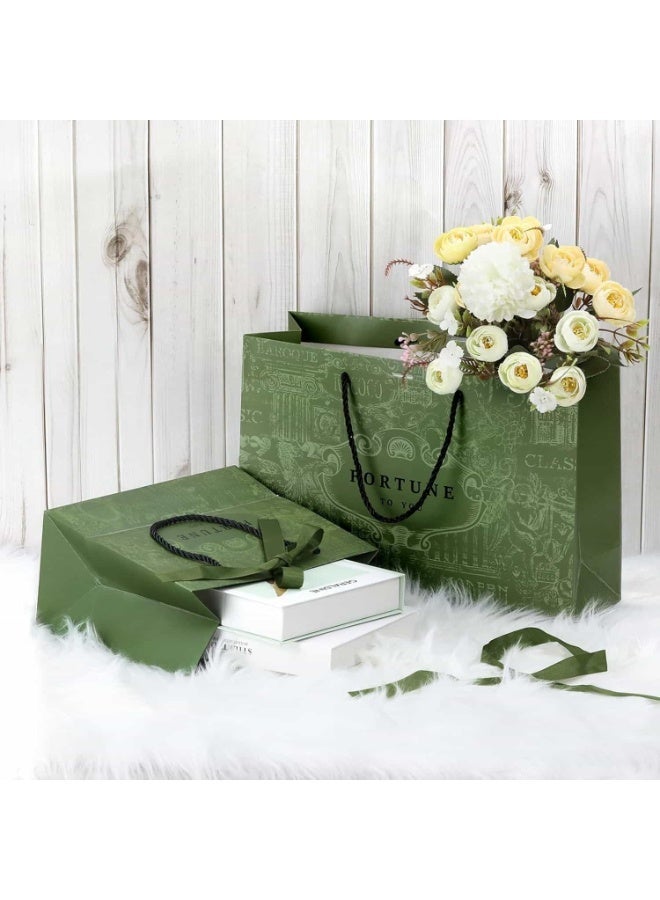 Mitoy 10 Pack Elegant Gift Bags with Ribbon, 36x12x25cm Big Gift Bags  for Presents, Wedding, Birthday Parties - Image 2