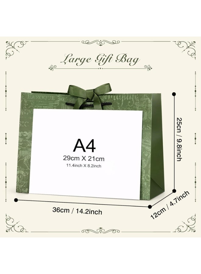 Mitoy 10 Pack Elegant Gift Bags with Ribbon, 36x12x25cm Big Gift Bags  for Presents, Wedding, Birthday Parties - Image 3