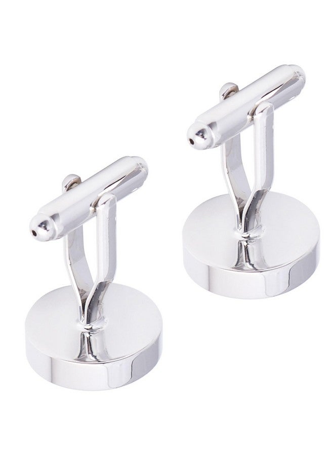 Jonwo Round Mother Of Pearl Shell Cufflinks For Men Women In Gift Case Handmade Silver Men'S Cufflinks Jewelry Set For Wedding Anniversary Business Party Events Tuxedo Dress Shirt - Image 5