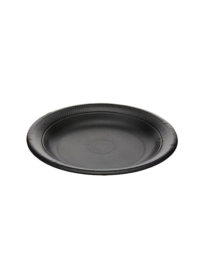Raxoom Packing Foam Plate Black 10 Inch Disposable Tableware Birthday Parties Office Home Events Camping 25 Pieces. - Image 2