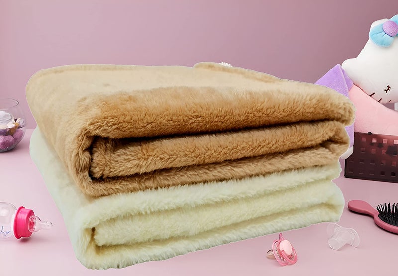 BRANDONN Baby Blankets New Born Combo Pack of Crib Wrapping Sheet Pack of 2 - Image 1