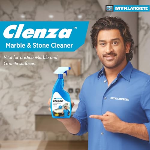 MYK Clenza™ Marble & Stone Cleaner, Stain Remover Spray (450ml) | Non Toxic Cleaning Formula for Kitchen Granite Countertops, Marble showpieces, Natural Stones, Limestone, Slate | For High Traffice Areas - Image 2