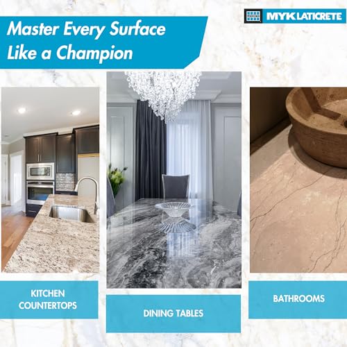 MYK Clenza™ Marble & Stone Cleaner, Stain Remover Spray (450ml) | Non Toxic Cleaning Formula for Kitchen Granite Countertops, Marble showpieces, Natural Stones, Limestone, Slate | For High Traffice Areas - Image 5