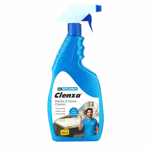 MYK Clenza™ Marble & Stone Cleaner, Stain Remover Spray (450ml) | Non Toxic Cleaning Formula for Kitchen Granite Countertops, Marble showpieces, Natural Stones, Limestone, Slate | For High Traffice Areas - Image 1