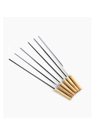 Barbeque Skewer with Wood handle 6 pieces - pzsku/Z5272C33E72534D543049Z/45/_/1695278233/ad26bbc3-afff-42cc-8331-c213d2299fa3
