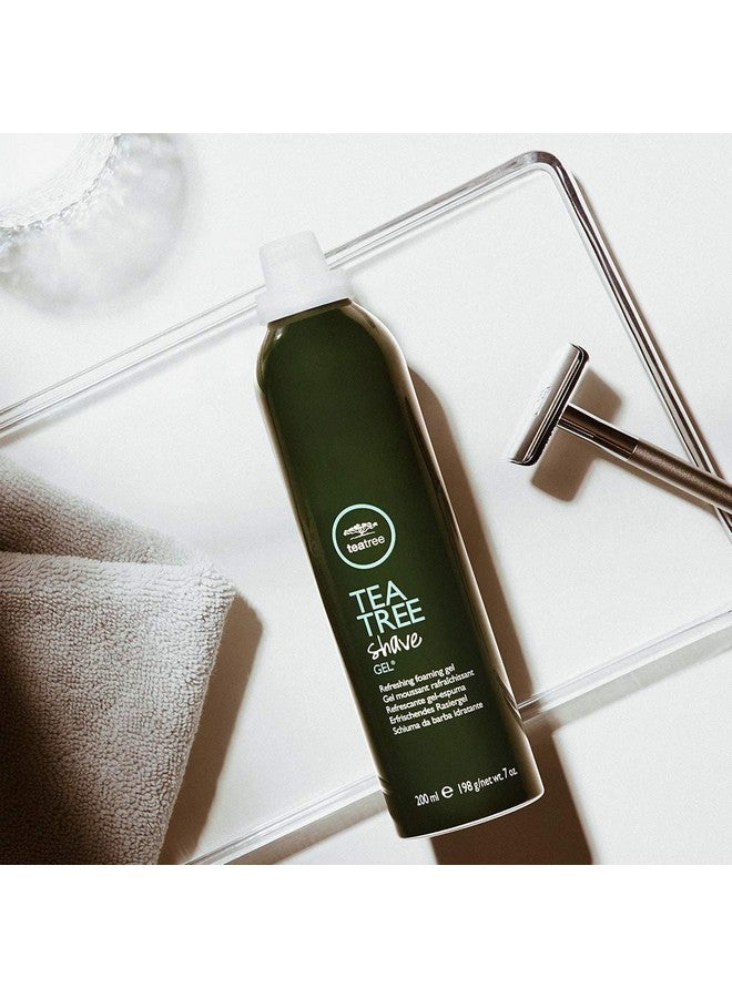 Tea Tree Shave Gel Refreshing Foaming Gel For All Skin Types 7 Oz. - Image 2