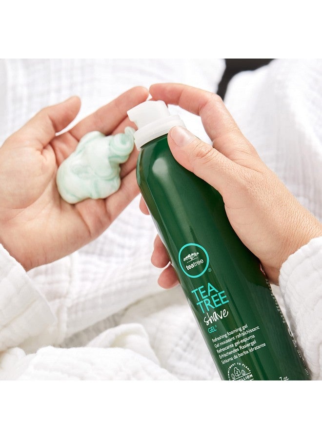 Tea Tree Shave Gel Refreshing Foaming Gel For All Skin Types 7 Oz. - Image 4
