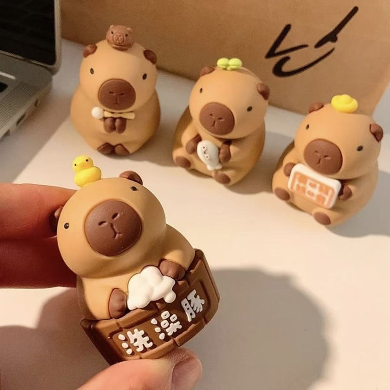 Capybara Figure Desktop Decoration, Office Desk Ornament, Gift for Women - Image 4