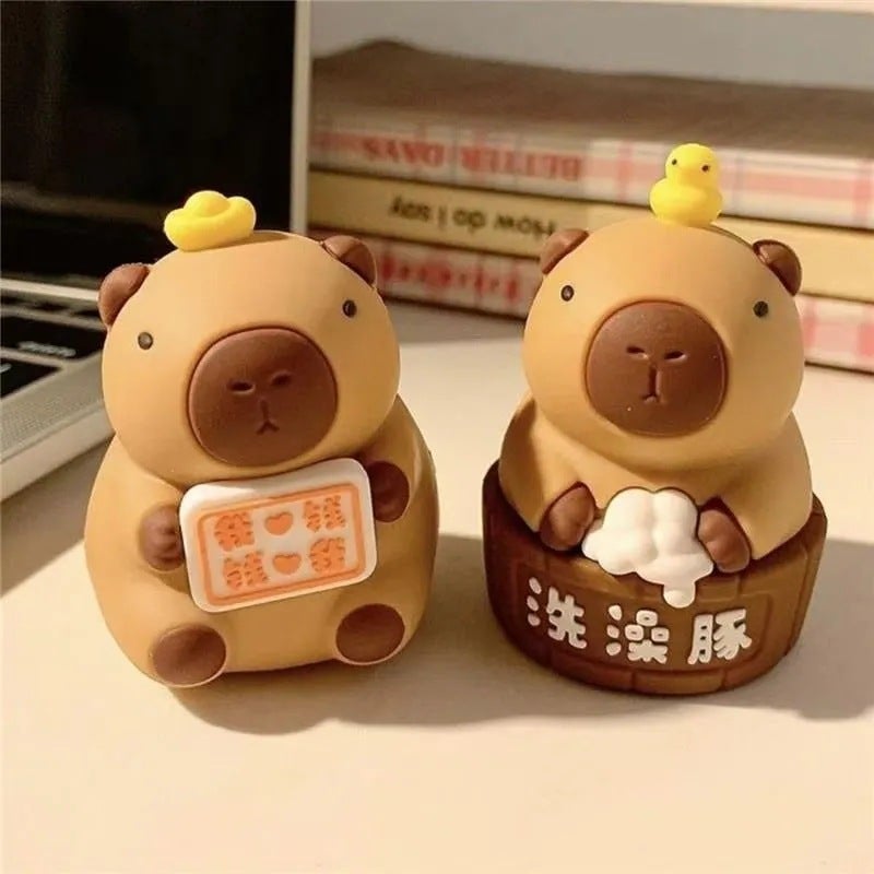Capybara Figure Desktop Decoration, Office Desk Ornament, Gift for Women - Image 2