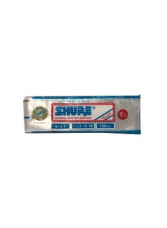 Shure 100-Piece Super Elastic Ice Candy Bag / Wrapper - Size 1-1/2 X 10 