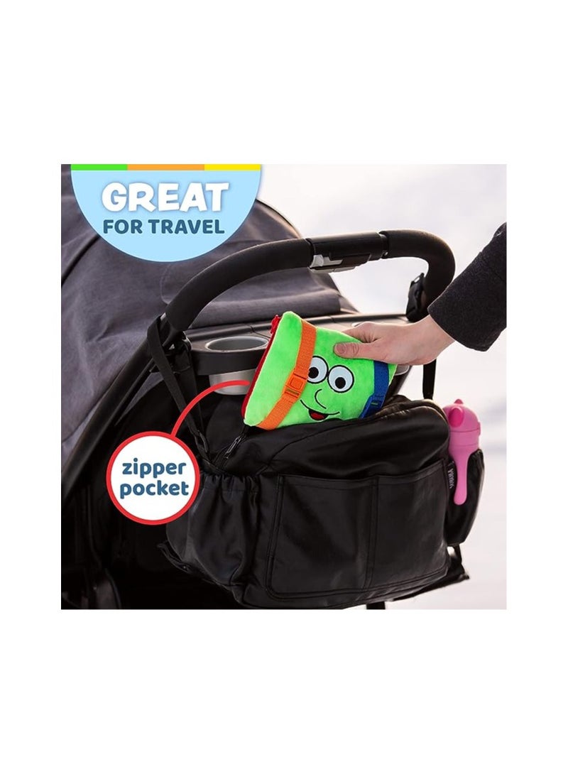 SOLARAE Buckle Toys Buster Square: Engaging Learning Activity Toy for Toddlers, Enhancing Fine Motor Skills, Problem Solving, and Color Recognition – Perfect for Travel and Educational Settings. - Image 3