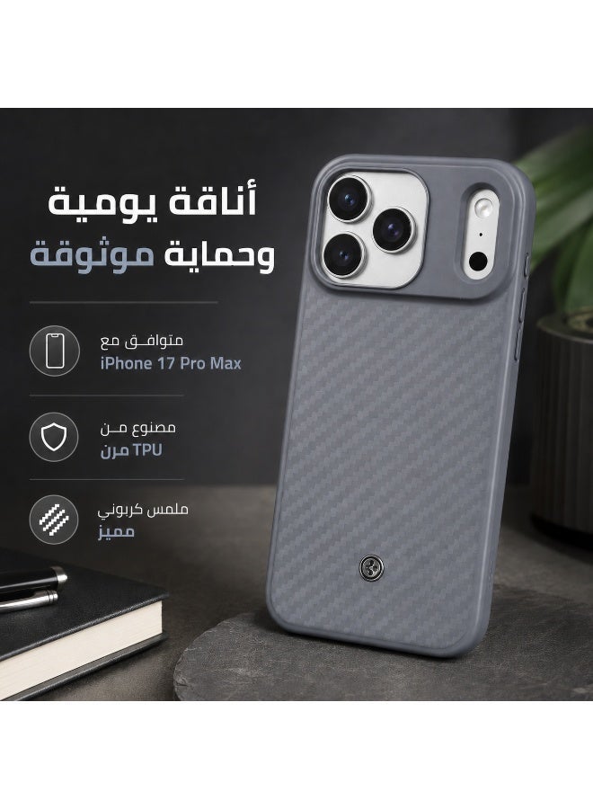 غطاء آيفون 17 برو ماكس، غطاء هاتف من مادة TPU بتصميم دقيق وحماية كاملة، مقاوم للصدمات وبصمات الأصابع مع دعم MagSafe - Image 4