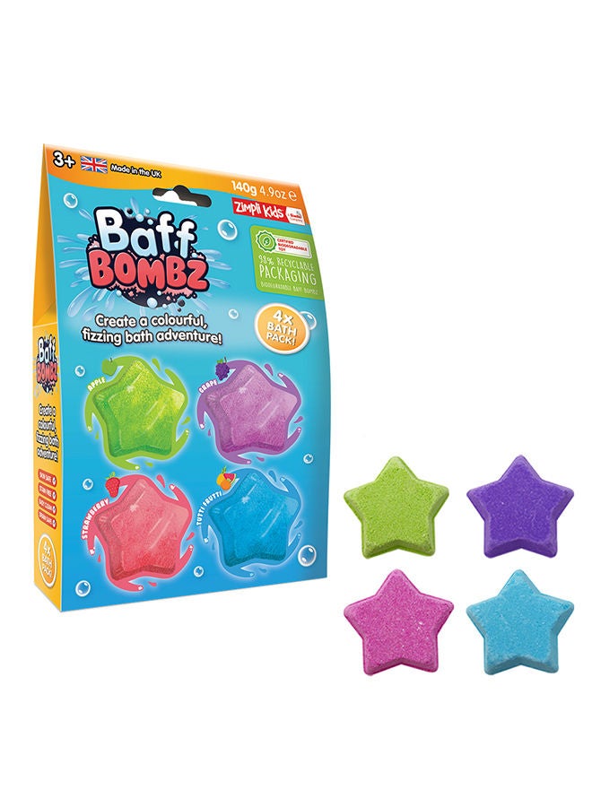 Zimpli Kids Baff Bombz 4 Pack  Star - Image 1